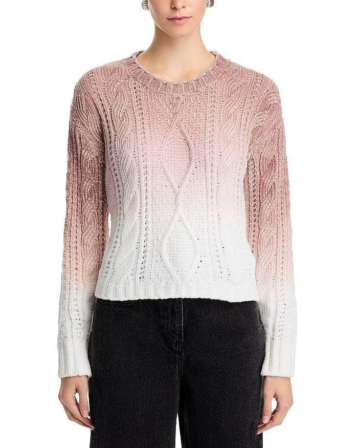 Bella Dahl Chenille Cable Crew Sweater 6