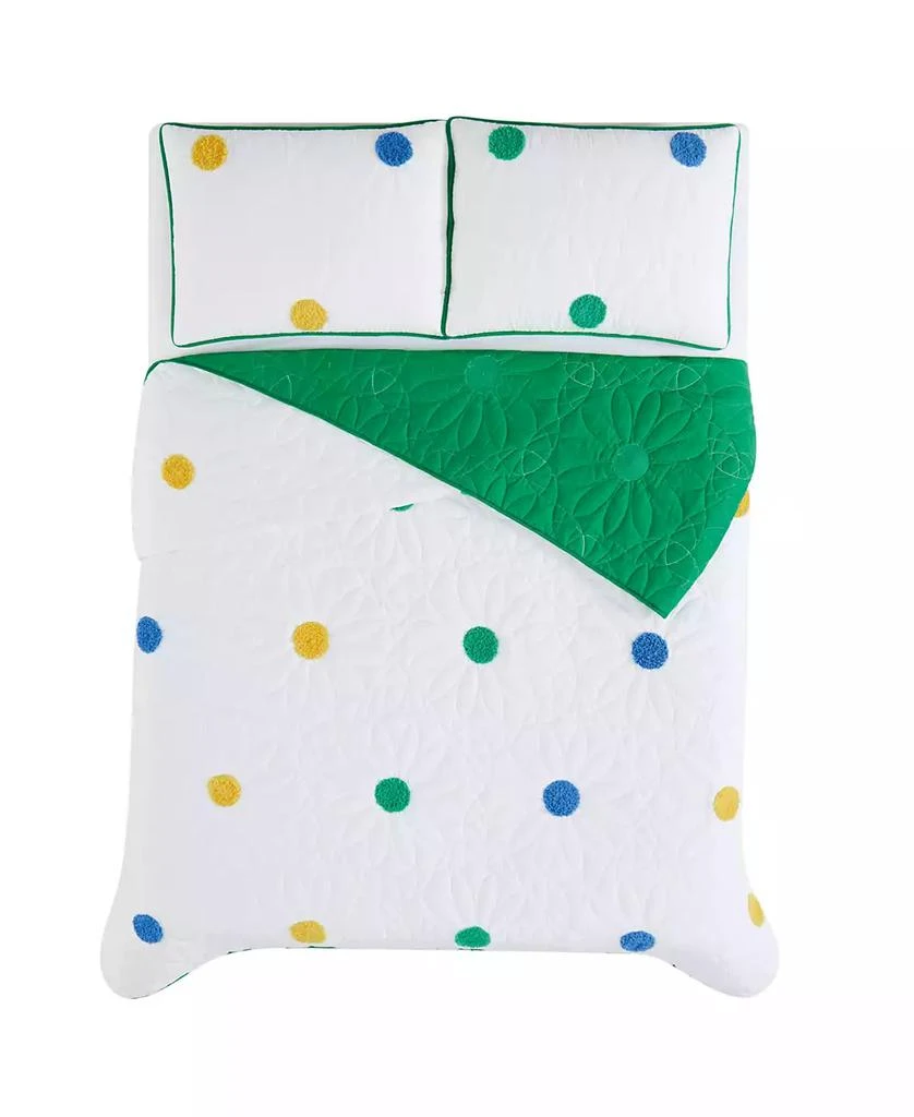 Crayola Textured Pom Pom 2 Piece Quilt Set 4