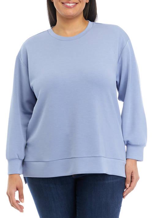 Magaschoni Plus Size Scuba Top