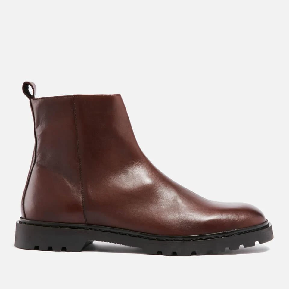 Walk London WALK LONDON MEN'S MILANO LEATHER BOOTS 1