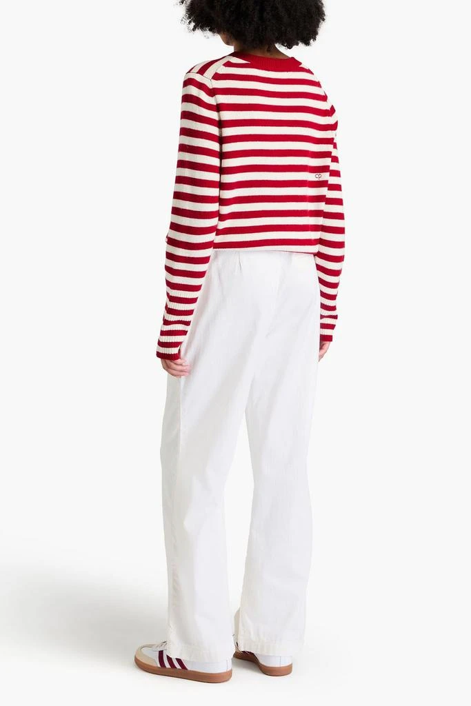 Chinti & Parker Striped wool and cashmere-blend sweater 3