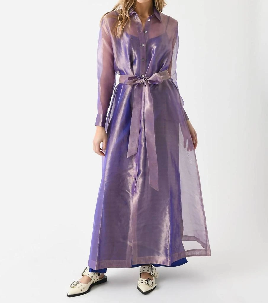 Evi Grintela Evi Grintela - Valerie Long Sleeve Organza Dress 1