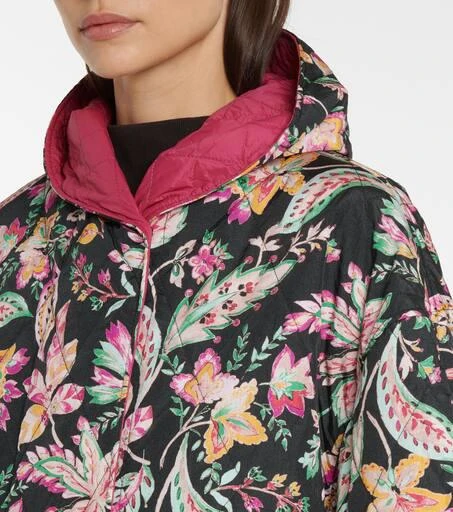 Marant Etoile Dean reversible floral raincoat 4