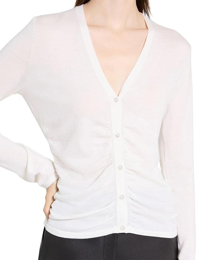 Theory Shirred Cardigan Sweater 5