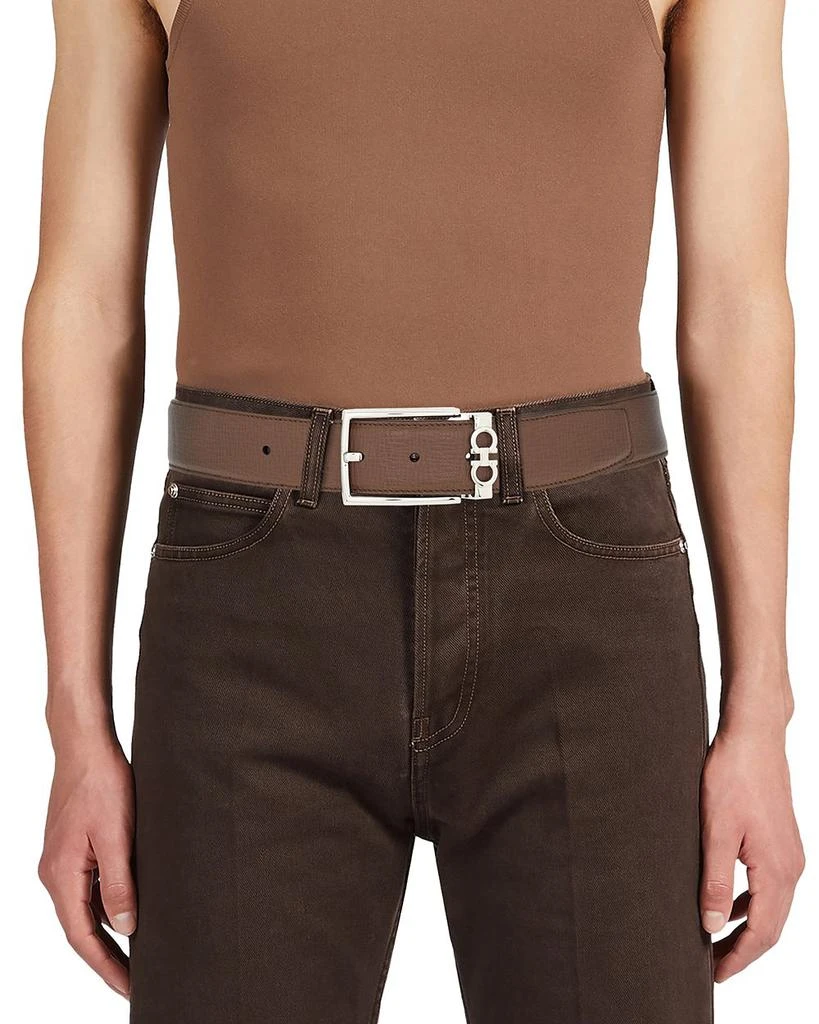 Salvatore Ferragamo Men's Reversible Leather Belt 2