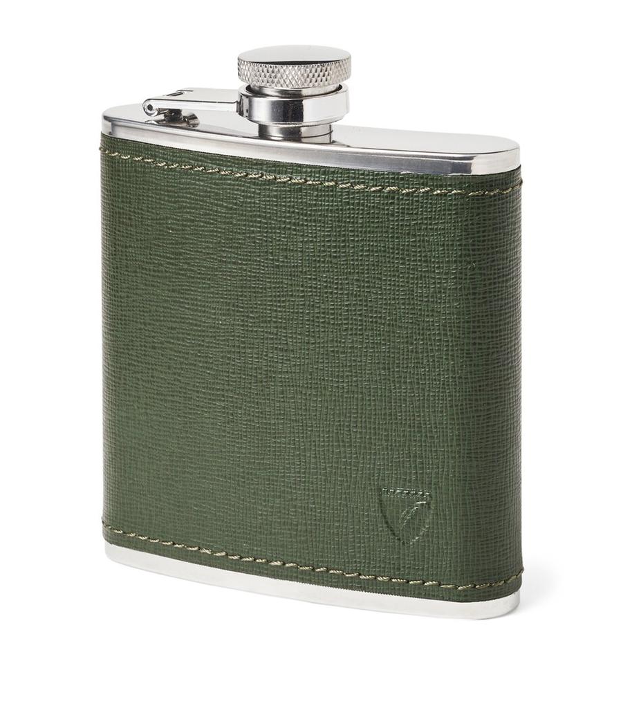 Aspinal of London Classic 5oz Leather Hip Flask