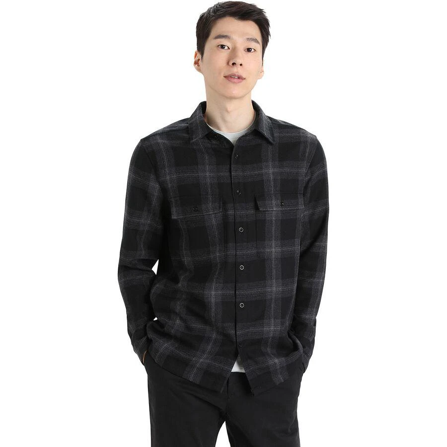 Icebreaker Dawnder Long-Sleeve Plaid Flannel Shirt - Men's 1