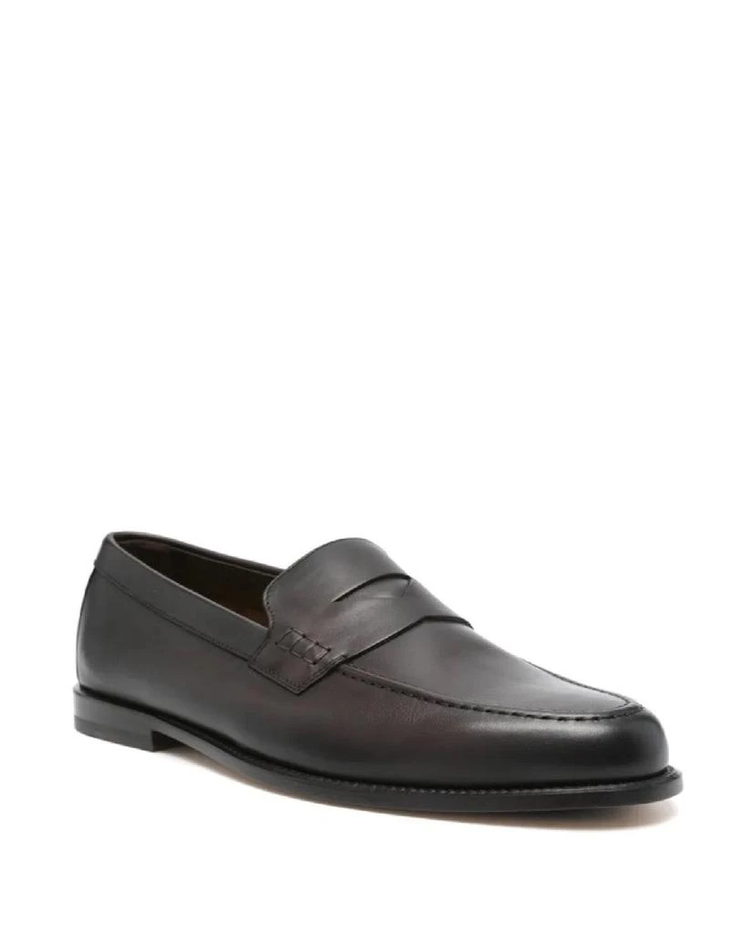DOUCAL'S Penny Loafer With Smooth Leather Finish 2