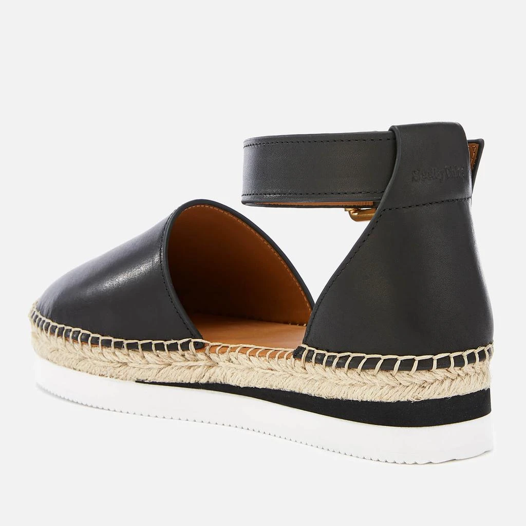 See by Chloé Women's Glyn Leather Espadrille Sandals 3