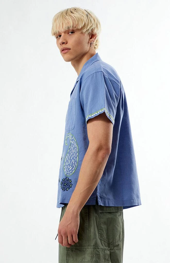 Obey Quentin Embroidered Camp Shirt 3