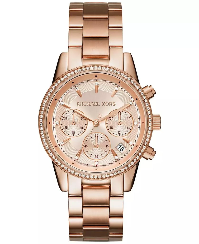 Michael Kors Women's Chronograph Bryant Stainless Steel Bracelet Watch 37mm MK6428/MK6357/MK6356 1