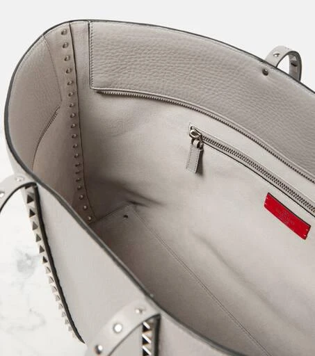 Valentino Rockstud Large leather tote bag 3