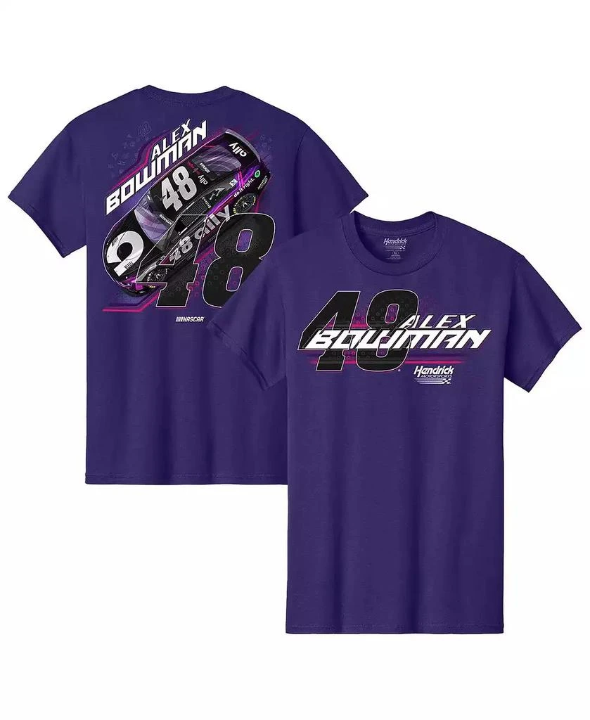 Hendrick Motorsports Team Collection Men's Purple Alex Bowman Car T-Shirt 1