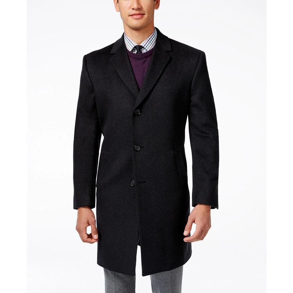 Kenneth Cole Men's Raburn Wool-Blend Over Coat Slim-Fit 1