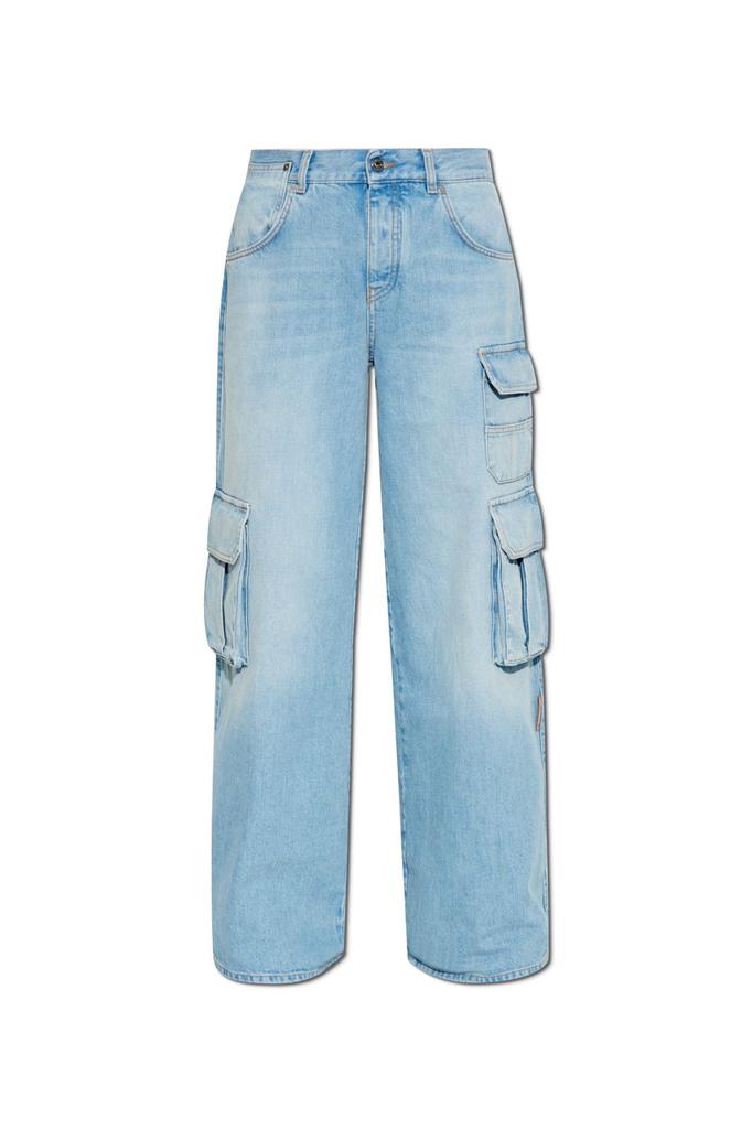 ボトムスその他 Off-White Oversized cargo jeans in burnt denim Off-White™ Oversized cargo jeans in burnt denim | TheDoubleF