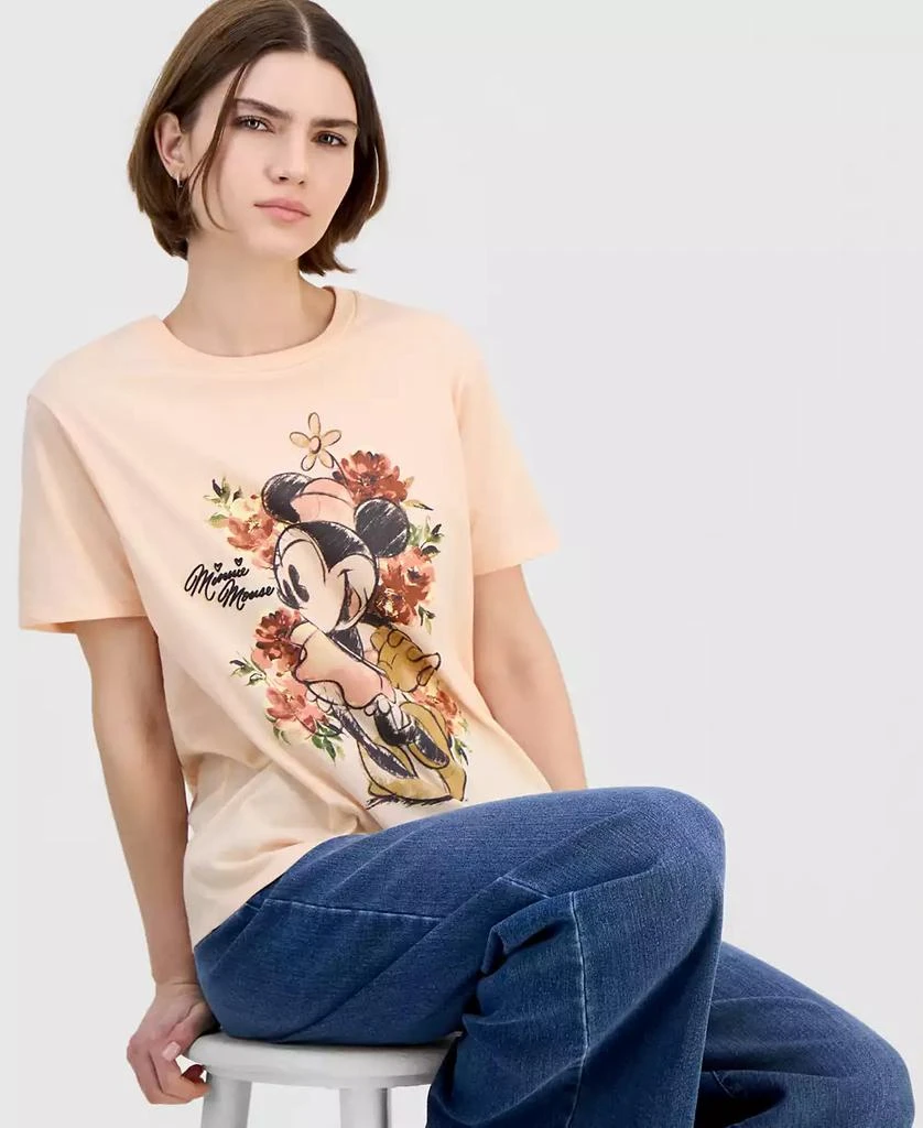 Disney Juniors
 Minnie Mouse Floral Graphic T-Shirt 3