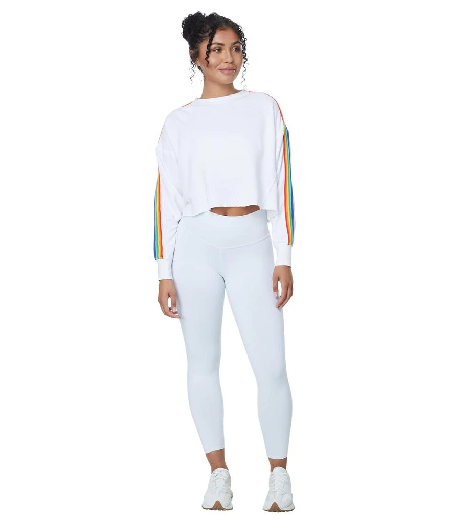 Spiritual Gangster Rainbow Cropped Pullover 4