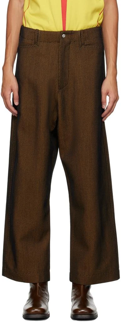 Omar Afridi Yellow Trotti Baggy Trousers 1