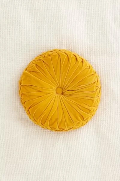 Urban Outfitters Round Pintuck Pillow 1