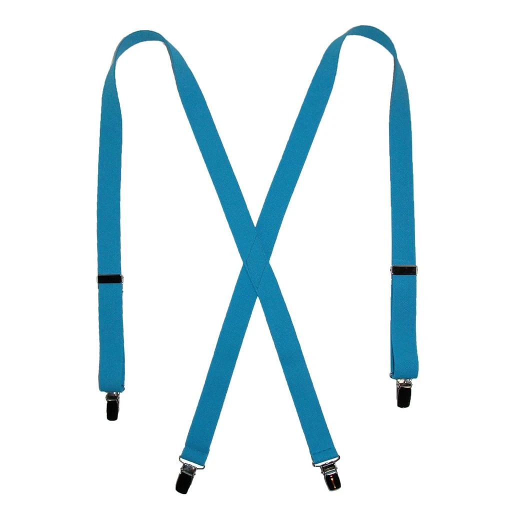CTM Women's Elastic Clip-End 1 Inch Basic Suspenders 8
