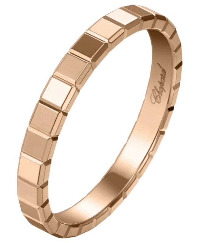 Chopard Chopard Ice Cube 18K Rose Gold Size 6.5 Women's Ring 829834-5010 1