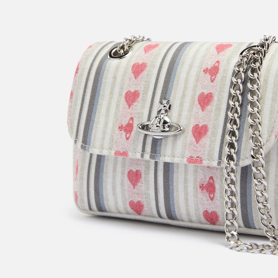 Vivienne Westwood Vivienne Westwood Small Purse Chain Twill Bag 4