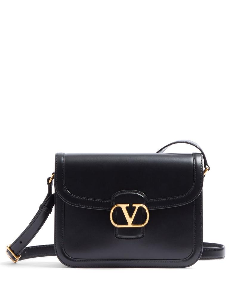Valentino Black leather Vain shoulder bag - Shoulder Bags