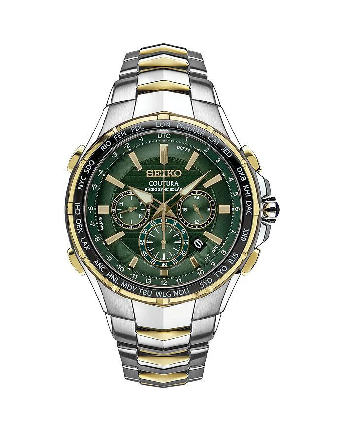 Seiko Coutura Radio Sync Solar Chronograph, 46mm 1