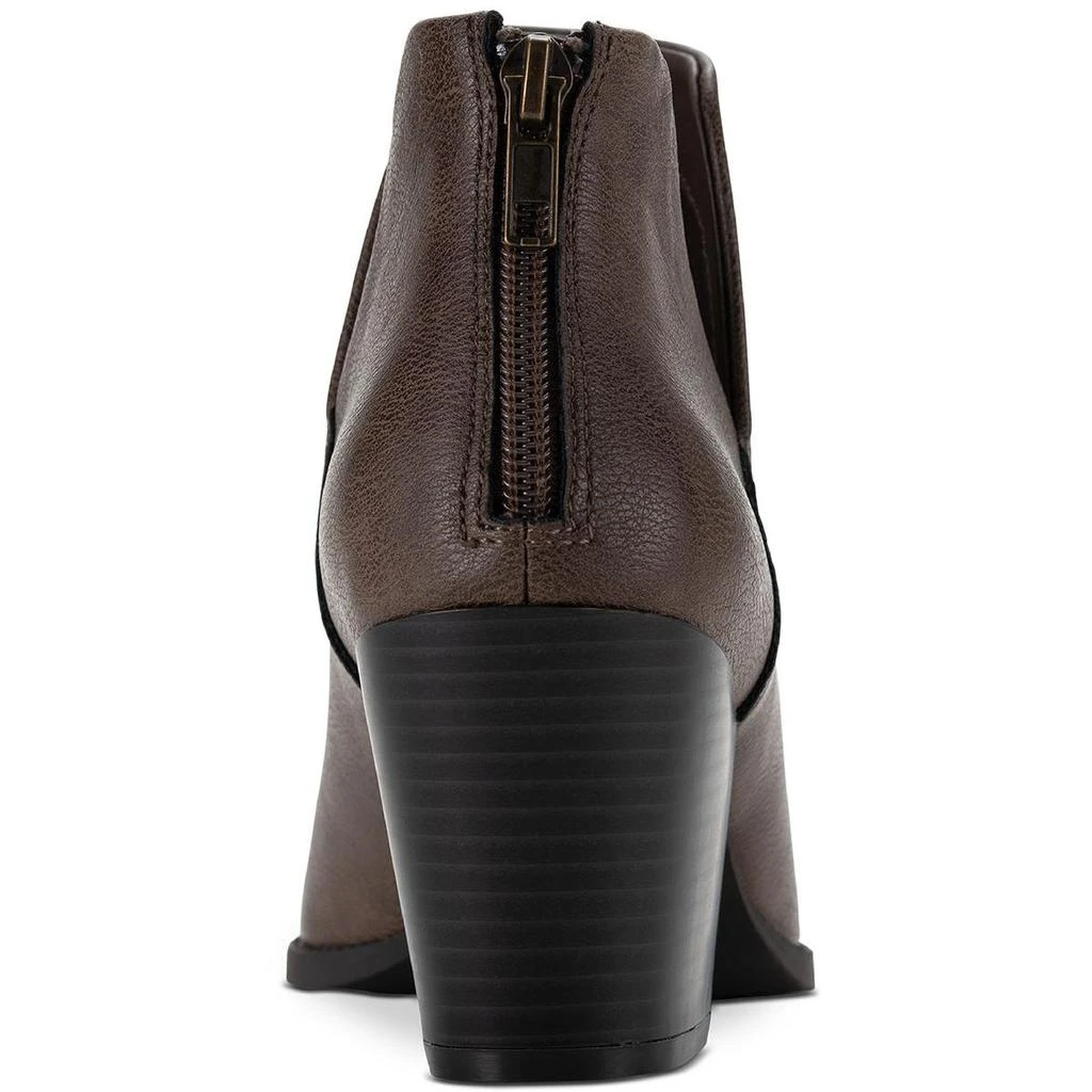 Sun + Stone Eliza Womens Faux Leather Almond Toe Ankle Boots 3