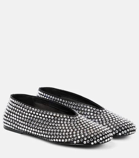 Khaite Marcy embellished ballet flats 1