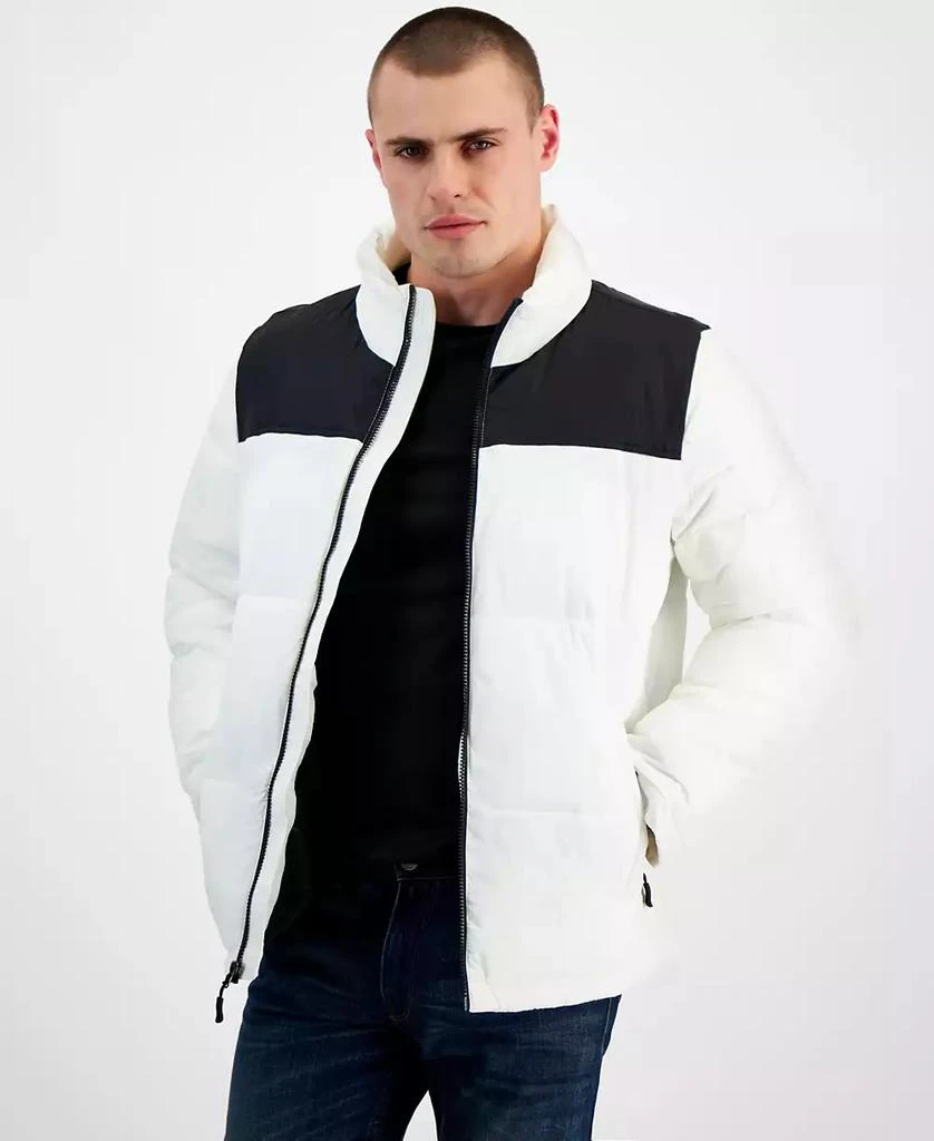 Club Room Men's Colorblocked Quilted Full-Zip Puffer Jacket, Created for Macy's 1