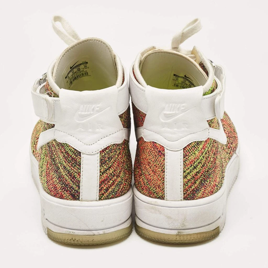 Jordan Air Jordans Multicolor Fabric and Leather Air Force High Top Sneakers Size 46 5