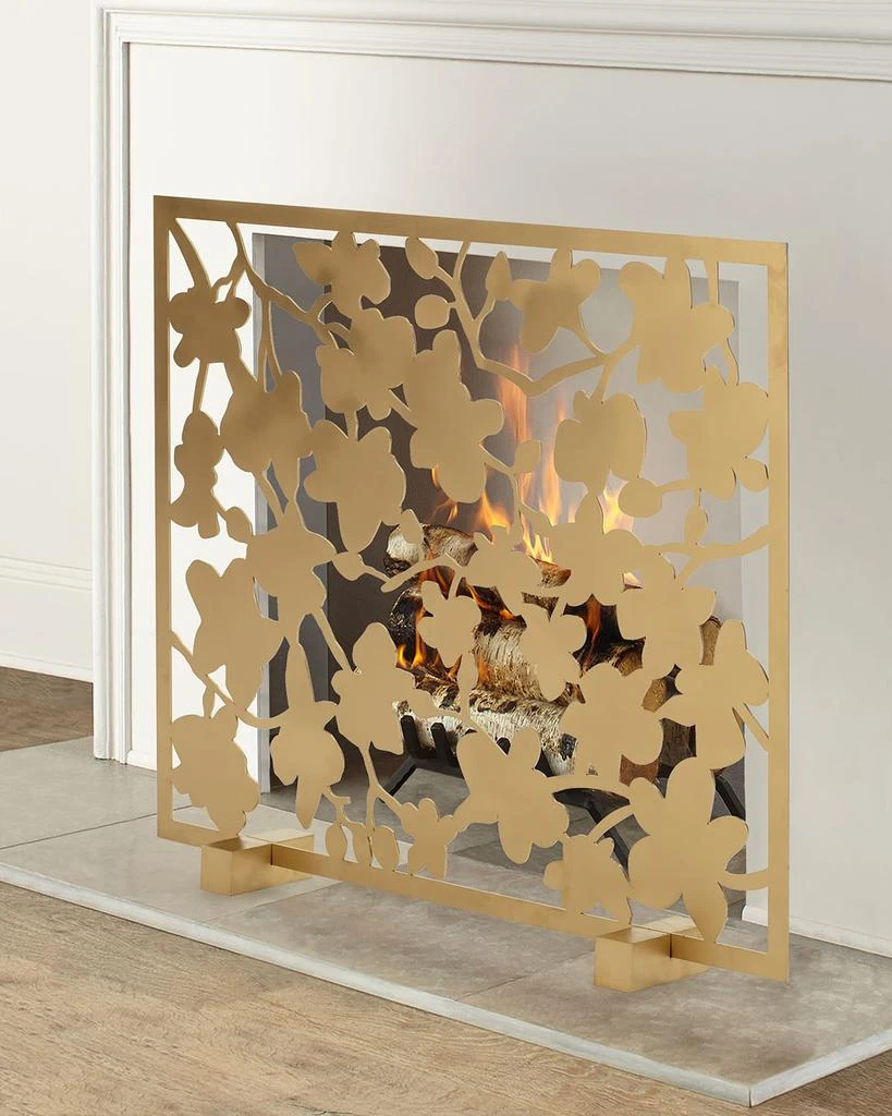 Tommy Mitchell Cherry Blossom Fireplace Screen 1