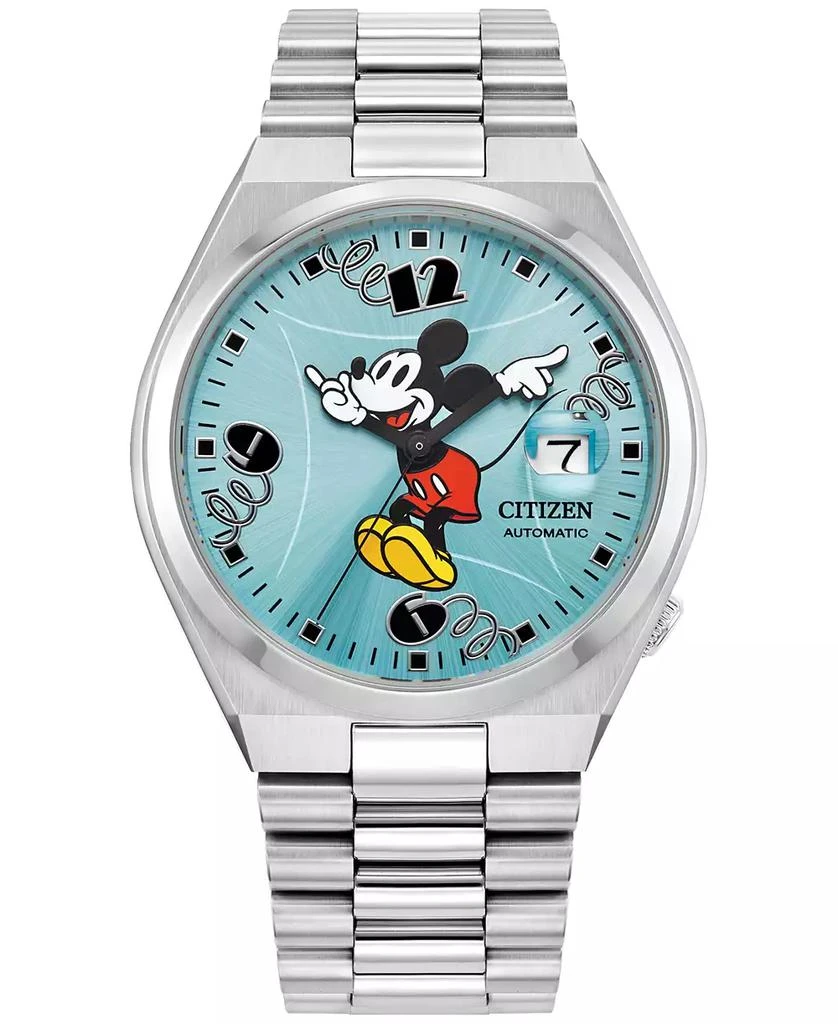 Citizen Men's Automatic Disney Mickey Mouse Stainless Steel Bracelet Watch 40mm 1