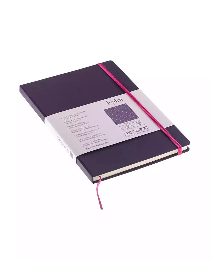 Fabriano Ispira Hard Cover Dotted A5 Notebook, 5.8" x 8.3" 4