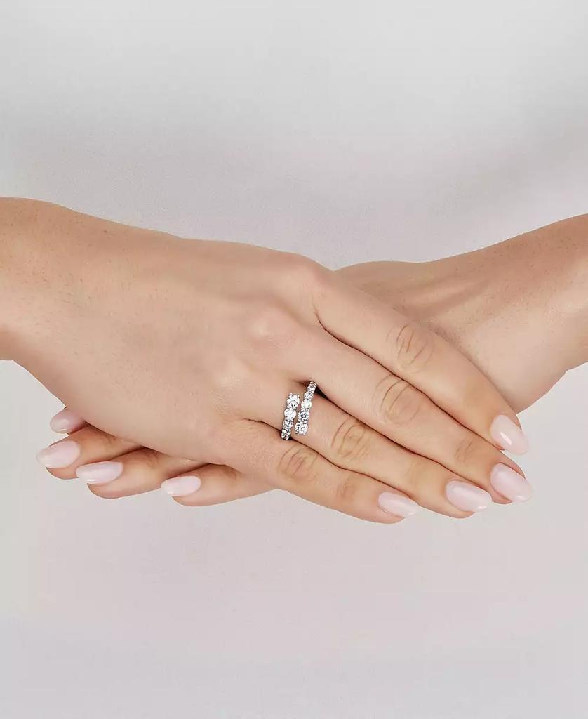 Grown With Love Lab Grown Diamond Bypass Ring (1-1/2 ct. t.w.) in 14k White Gold
