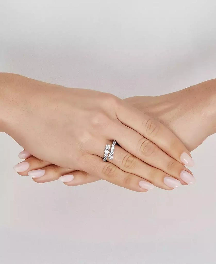 Grown With Love Lab Grown Diamond Bypass Ring (1-1/2 ct. t.w.) in 14k White Gold 2