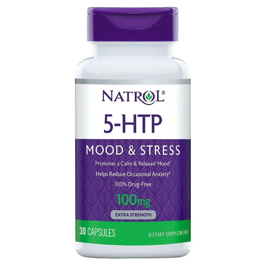 Natrol 5-HTP 100 mg Double Strength Capsules 1