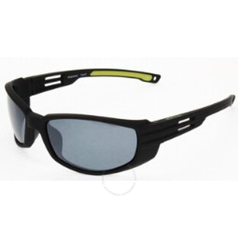 Body Glove FL 20 Polarized SIlver Wrap Unisex Sunglasses 10267157.MCV BLKSIL