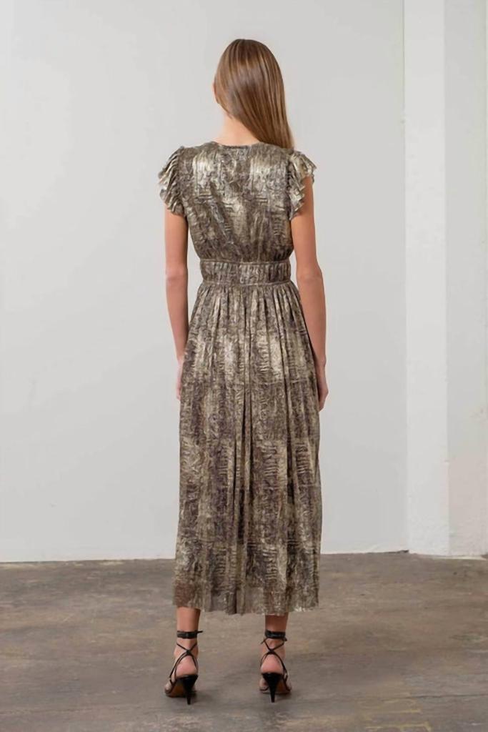 Moon River Moon River - Chrissy Metallic Dress