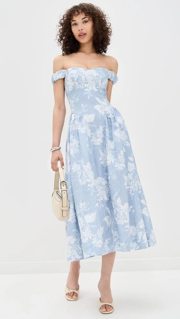 Reformation Monet Linen Dress 4