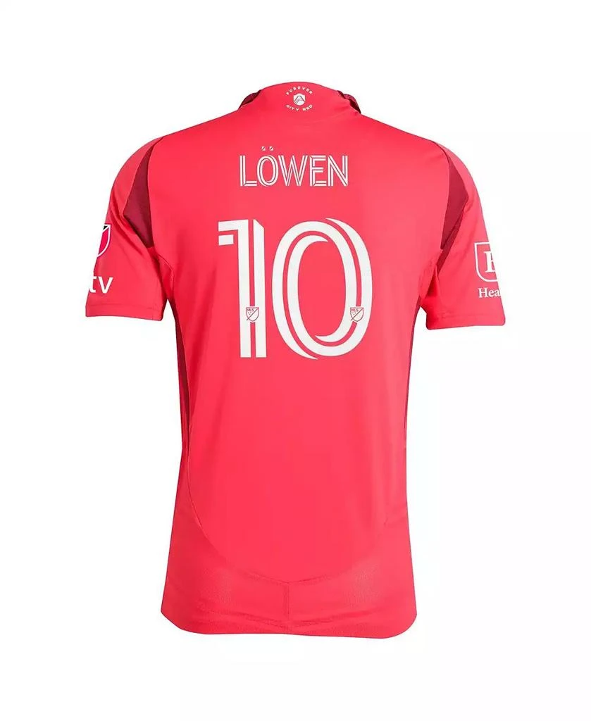 Adidas Men
s Eduard Lowen Red St. Louis City SC 2025 Forever CITY Red Authentic Player Jersey 3