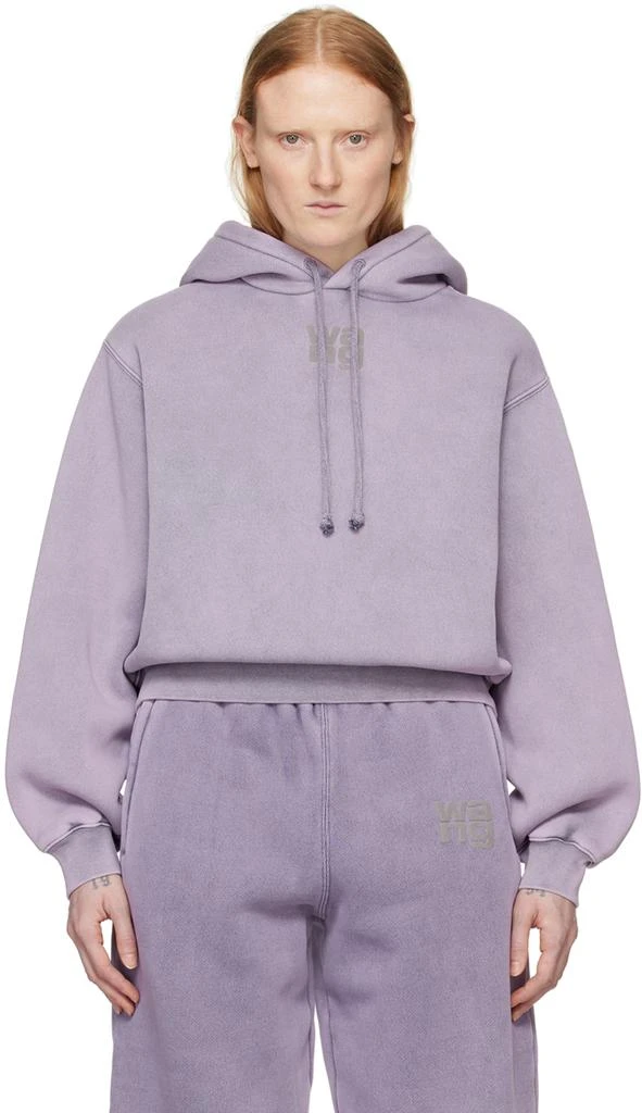 alexanderwang.t Purple Printed Hoodie 1