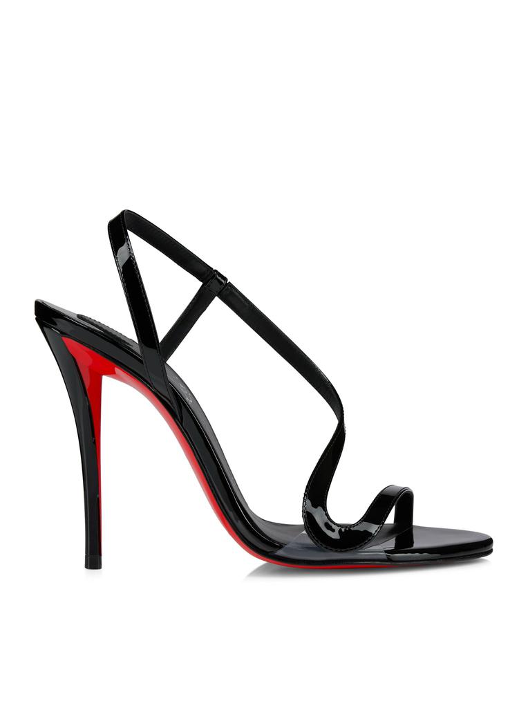 Christian Louboutin 100MM PINK Z LEATHER SANDALS