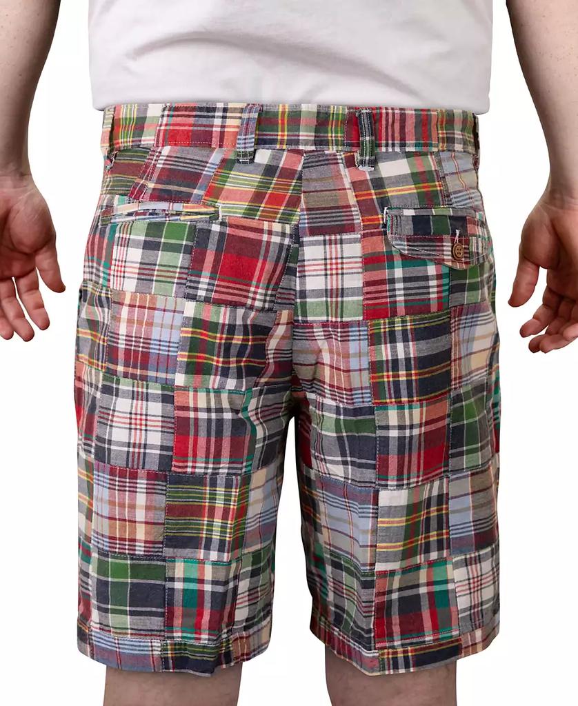 Vintage 1946 Men's Acid Wash Madras 9" Shorts
