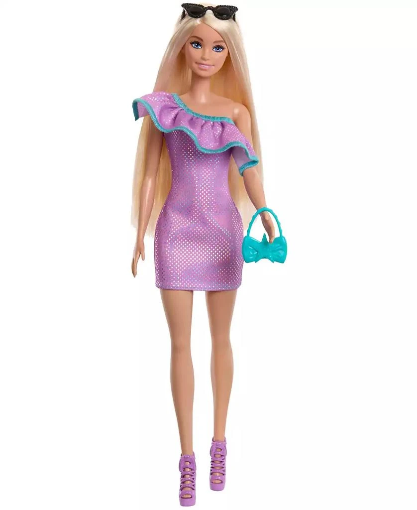 Barbie Fashion Doll with Clothes and Accessories Including Party Dresses 
Purses