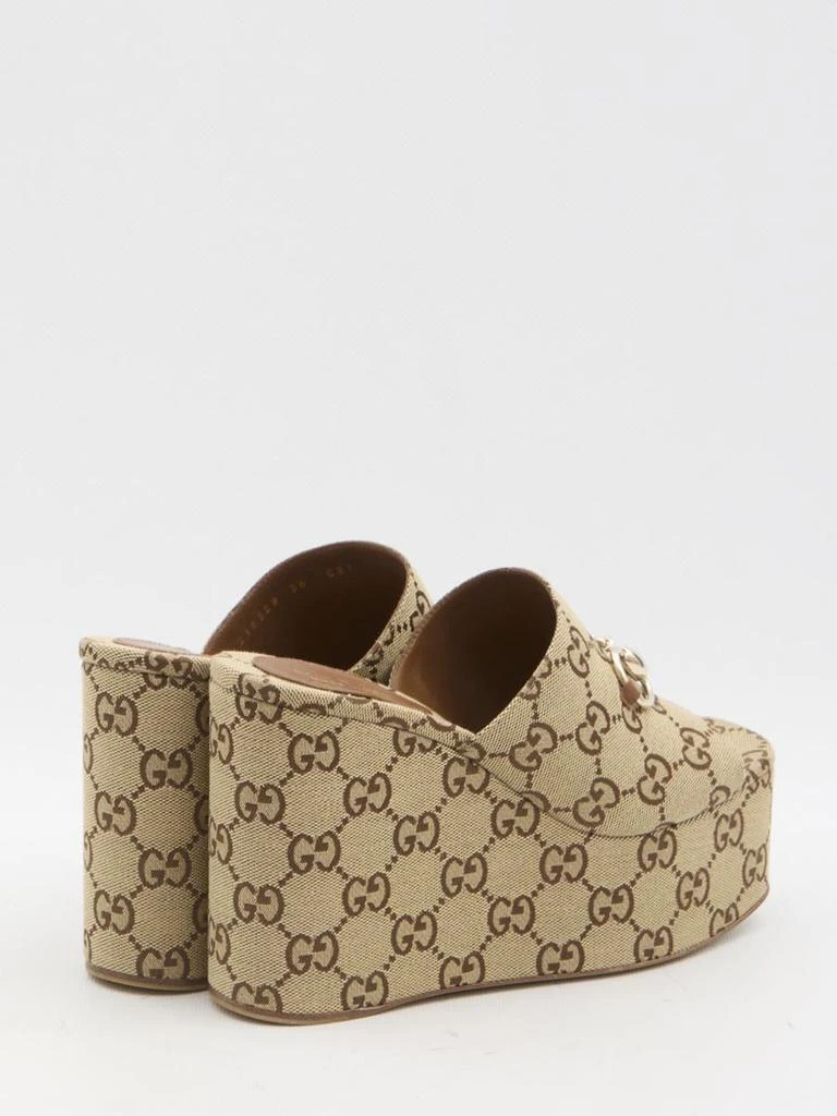 Gucci Gg Wedge Sandals 3
