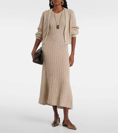 Max Mara Stelvio linen and cotton cardigan 2