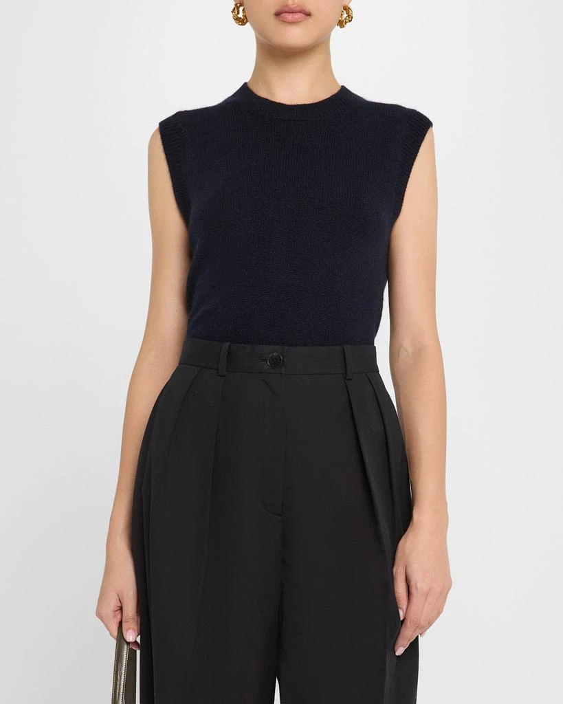 Allude Cashmere Crewneck Sweater Vest 4