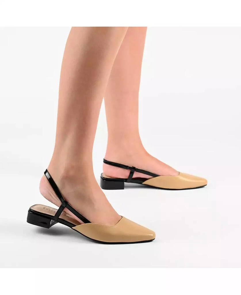 Journee Collection Women's Paislee Slingback Flats 6